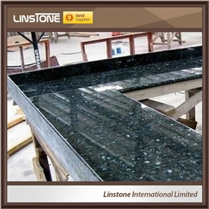 Labrador Blue Pearl Granite Bathroom Vanity Top with Sink Assembly