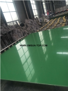 Azure Green Quartz Stone Big Slabs&Gangsaw Slab/Viridity Engineered Stone/Dark Green Artificial Quartz/Aquamarine Manmade Stone/China Quartz Stone for Flooring&Wall Covering