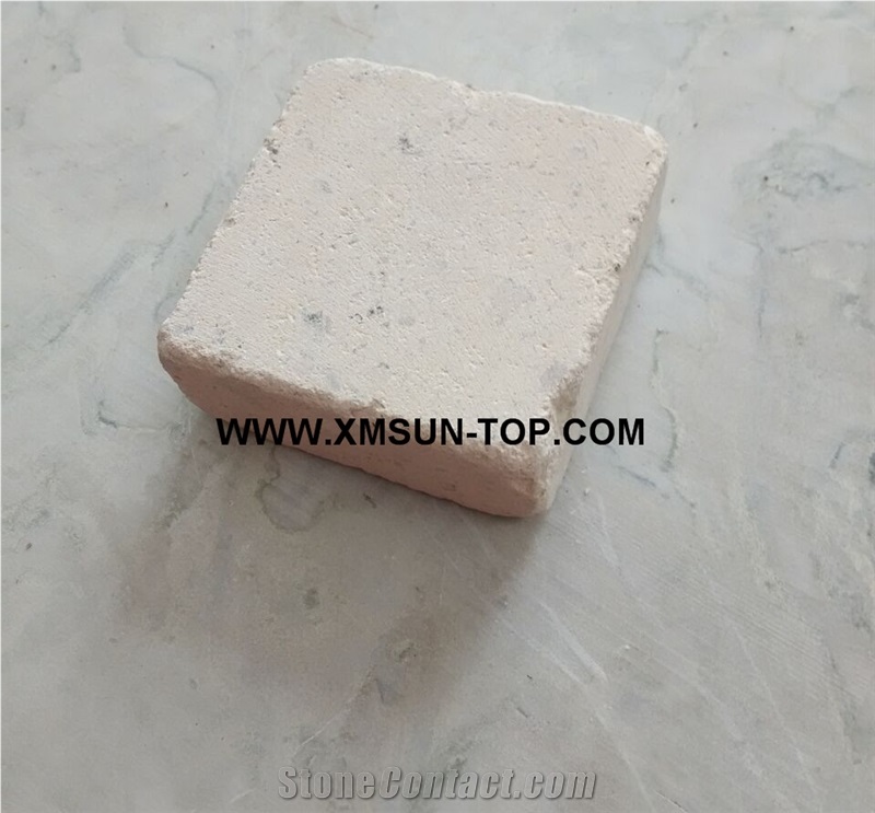 Beige Limestone Cube Stone/China Limestone Cobble Stone/Beige Limestone Square Pavers/Limestone Paving Sets/Floor Covering/Courtyard Road Pavers/Garden Stepping Pavements/Walkway Pavers