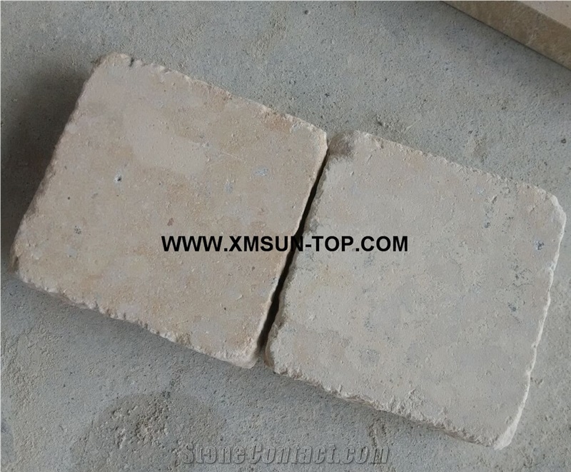 Beige Limestone Kerbstone/Limestone Road Stone/ China Limestone Side Stone/ Customize Beige Limestone Kerbs/Natural Stone Curbstone/Limestone Pavers