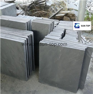 Black Slate Cut to Size / Dark Grey Slate Floor Covering / Landscaping Stone / Nature Surface