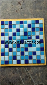 Blue Swimming Pool Mosaic/Blue Mosaic Tile Pool Coping/Pool Coping Tiles/Paving Tiles/ Pool Pavers/Swimming Pool