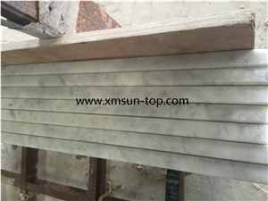 Carrara Marble Bathroom Countertops/Custom Vanity Tops/White Marble Bathroom Vanity Tops/White Marble with Grey Veins Bath Top/Interior Decorative