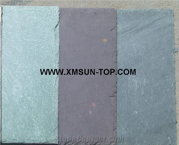 Chinese Green&Black&Grey Rectangle Roof Slate Tile/Slate Roofing/Rectangle Slate Roofing Tiles/Slate Roof Tiles/Verde Slate Tile Roof/Roof Covering and Coating/Stone Roofing