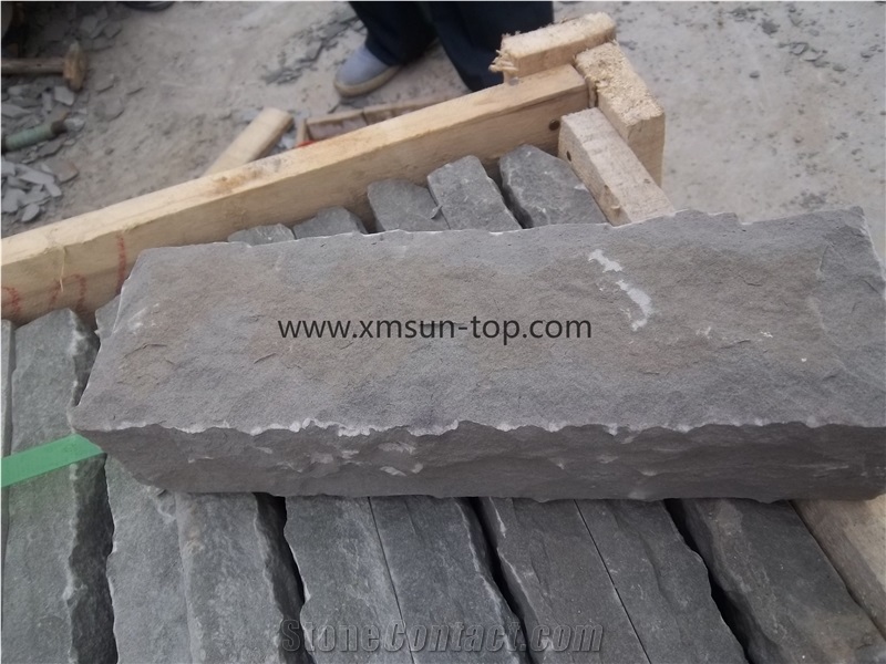 Dark Grey Sandstone Kerbstones/Grey Sand Stone Curbstone/Road Stone/ Side Stone/Curbs/Sandstone for Road Side Paving