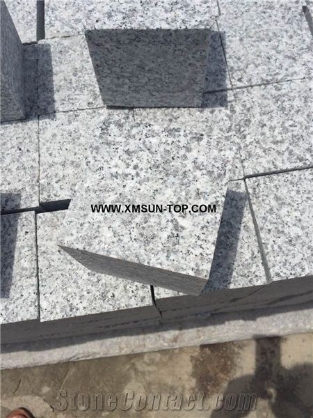 G623 Cube Stone/China Bianco Sardo Granite Cobble Stone/Rosa Beta Granite Square Pavers/Haicang White Granite Paving Sets/Floor Covering/Courtyard Road Pavers/Garden Stepping Pavements/Walkway Pavers