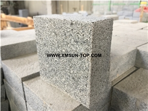 G654 Cube Stone/Light Grey Cobble Stone/Pingnan Sesame Black Square Pavers/New Impala Granite Paving Sets/Floor Covering/China Jasberg Courtyard Road Pavers/Garden Stepping Pavements/Walkway Pavers