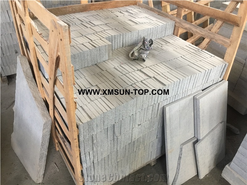 G654 Cube Stone/Light Grey Cobble Stone/Pingnan Sesame Black Square Pavers/New Impala Granite Paving Sets/Floor Covering/China Jasberg Courtyard Road Pavers/Garden Stepping Pavements/Walkway Pavers