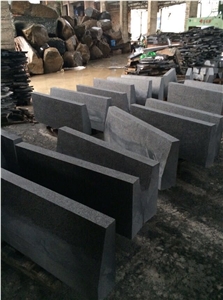 G684 Black Basalt Stone&G684 Black Kerbs& Black Basalt Kerbstones&Chinese Black Basalt Stone