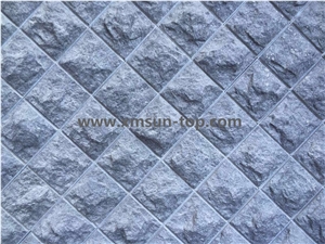 G684 Mushroomed Cladding&G684 Black Basalt Mushroomed Stone& G684 Black Basalt Wall Cladding