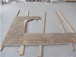 Giallo Veneziano Granite Kitchen Counter Top /Golden Granite Kitchen Worktop /Kitchen Tops/Kitchen Bar Tops/Custom Countertop/Granite Kitchen Island Tops/Natural Stone Kitchen Top