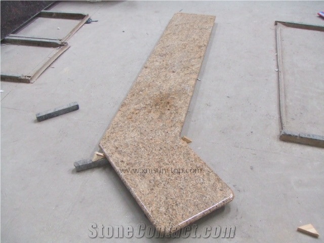 Giallo Veneziano Granite Kitchen Counter Top /Golden Granite Kitchen Worktop /Kitchen Tops/Kitchen Bar Tops/Custom Countertop/Granite Kitchen Island Tops/Natural Stone Kitchen Top