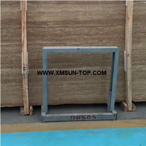 Polished Coffee Travertine Big Slabs&Gangsaw Slab&Customized/Brown Travertine Stone for Flooring&Floor Covering/Travertine Stone for Wall Cladding&Wall Covering/Travertine Pattern