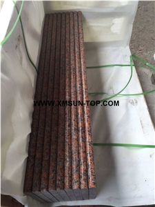 Polished G562 Granite Steps/Maple Leaf Red Granite Stair/Maple Leaves Granite Stair Riser&Stair Treads/Mapple Red Granite Steps &Staircase