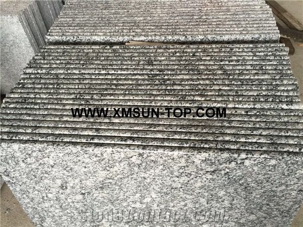Polished Spray White Granite Steps/Seawave White Granite Stair/White Wave Granite Stair Riser&Stair Treads/G 377 Granite Steps &Staircase/Sea Wave Flower Of Mengyin Granite Steps/Breaking Waves Stair