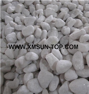 Pure White River Stone&Pebbles with Different Size/White Pebbles/Round Pebbles/Pebble for Landscaping Decoration/Wall Cladding Pebble/Flooring Paving Pebble