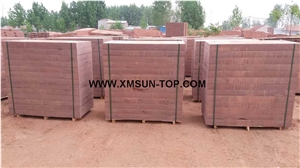 Red Sandstone Kerbstones/Dark Red Sand Stone Curbstone/Road Stone/ Side Stone/Curbs/Sandstone for Road Side Paving