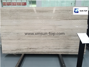 Silver Dorato Travertine Slabs & Tiles& Gangsaw Slab & Strips(Small Slabs) & Customized/ Travertine with Beige Veins/Travertine Pattern/ Travertine for Wall Cladding&Flooring/Natural Stone