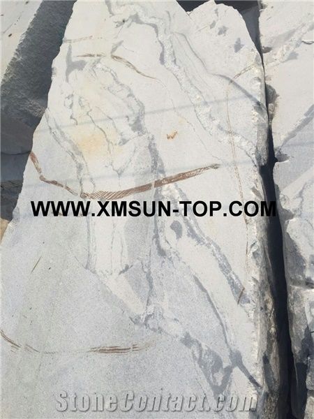 Viscont White Granite Block/China Viscount White Granite Block/Viscon White Granite/Viskont White Granite/China Romano White Granite/China Viscont White Granite/Shanshui White Granite/White Landscape