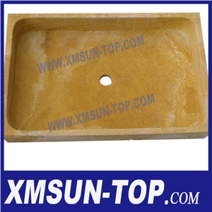 Yellow Stone Kitchen Sinks&Basins/Yellow Stone Bathroom Sinks&Basin/Rectangle Sinks&Basins/Natural Stone Basins&Sinks/Wash Basins/Interior Decoration/Home Decorative