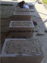 Yong Ding Red Granite Reliefs&Relieve/G696 Granite Wall Reliefs/Frisk Red Granite Relievos/Hibiscus Red Granite Etchings/Salaman Brown Granite Engraving Ideas/Relief Design/Relief Carving/Engravings