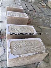 Yong Ding Red Granite Reliefs&Relieve/G696 Granite Wall Reliefs/Frisk Red Granite Relievos/Hibiscus Red Granite Etchings/Salaman Brown Granite Engraving Ideas/Relief Design/Relief Carving/Engravings