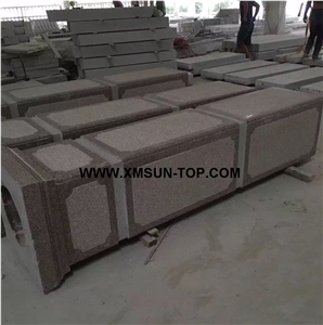 Yong Ding Red Granite Square Column/G 696 Granite Sculptured Columns/Architectural Columns/Building Decorative/Frisk Red Granite Column/Salaman Brown Granite Pillar/Outdoors&Landscape Column/