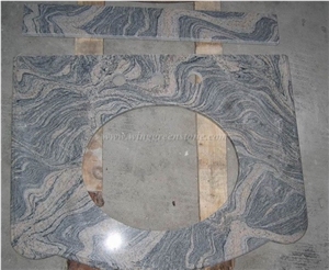 China Juparana Pink Granite Countertop,High Polished Beautiful Multicolour Grain Granite Kitchen Bar Top and Worktop Buy from Winggreen Stone