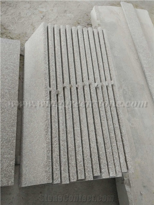 Direct Sale Cheap Flamed G664 Granite/Luo Yuan Red Granite/ Brainbrook Brown Granite/Black Spots Brown Granite/China Pink Stairs & Steps, Treads and Threshold, Winggreen Stone