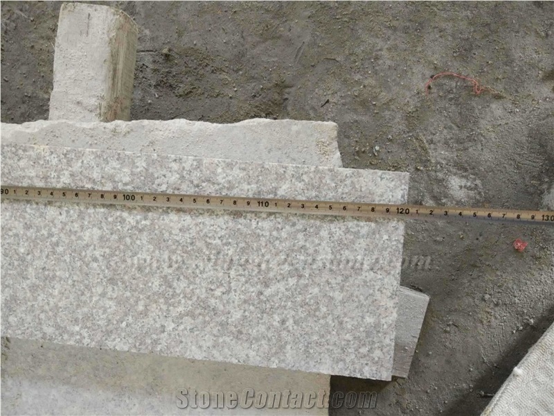 Direct Sale Cheap Flamed G664 Granite/Luo Yuan Red Granite/ Brainbrook Brown Granite/Black Spots Brown Granite/China Pink Stairs & Steps, Treads and Threshold, Winggreen Stone