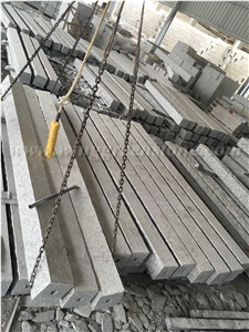 Direct Sale Light Grey G603 Flamed & Natural Pillars/ Posts With/Without Hole, Winggreen Stone
