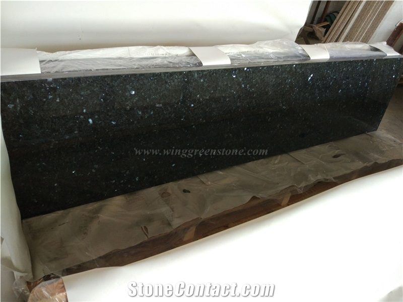 Emerald Pearl Granite Countertop, Green Granite Kitchen Countertop, Island Top, Winggreen Stone