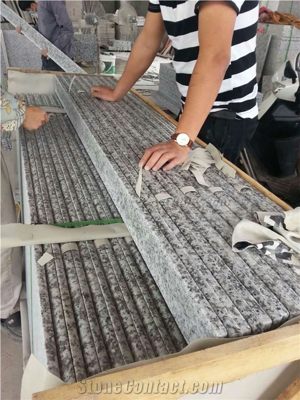 G439 Granite Countertop, China Bala Flower White Granite Kitchen Countertop, Customized Countertops, Bar/Island/Desk Tops, Winggreen Stone