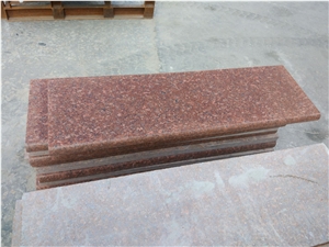 G683/Royal Red/Guangze Red Granite Stairs and Steps in Polished Finishing for Interior Decoration
