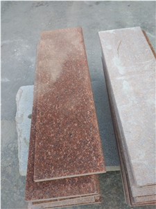 G683/Royal Red/Guangze Red Granite Stairs and Steps in Polished Finishing for Interior Decoration