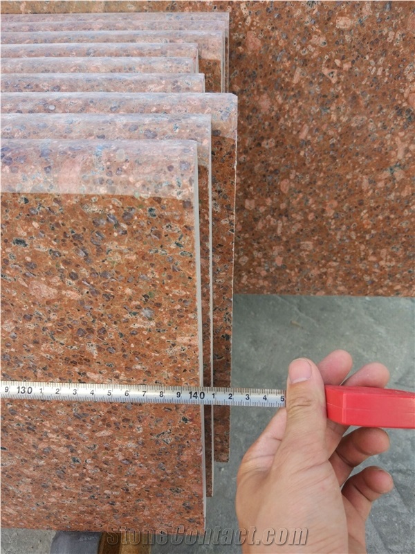 G683/Royal Red/Guangze Red Granite Stairs and Steps in Polished Finishing for Interior Decoration