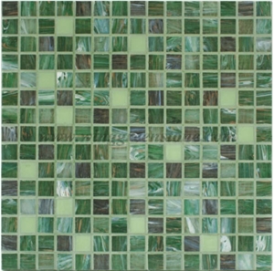 Green Glass Mosaic,Square Shape Mosaic for Wall Cladding & Flooring