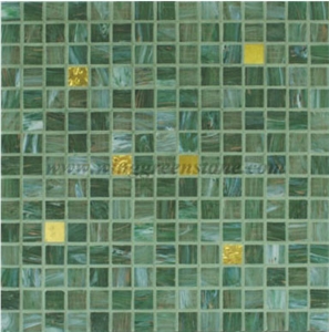 Green Glass Mosaic,Square Shape Mosaic for Wall Cladding & Flooring