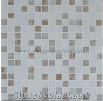 Grey Glass Mosaic,Square Shape Mosaic for Wall Cladding & Flooring