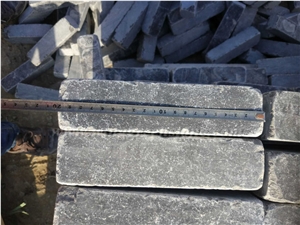 High Quality Blue Limestone Honed Then Tumbled Paver for Exterior Decoration, Winggreen Stone
