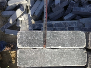 High Quality Blue Limestone Honed Then Tumbled Paver for Exterior Decoration, Winggreen Stone