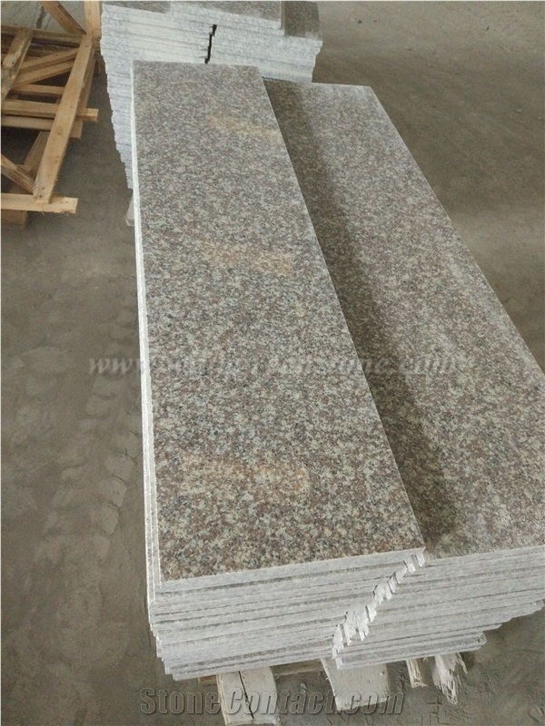 Polished G664 Granite/Pink Granite/China Pink Granite Steps & Risers, Treads and Threshold, Xiamen Winggreen Manufacture