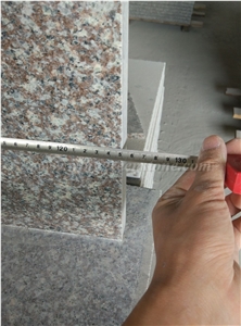 Polished G664 Granite/Pink Granite/China Pink Granite Steps & Risers, Treads and Threshold, Xiamen Winggreen Manufacture