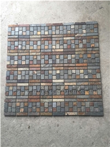 Rusty Green Mosaic,Small Square Mosaic,Special Pattern Mosaic, Polished Mosaic Tiles,Colorful Mosaic