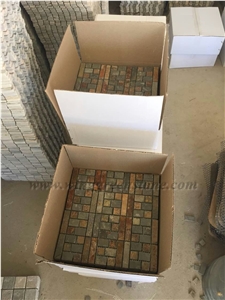 Rusty Green Mosaic,Small Square Mosaic,Special Pattern Mosaic, Polished Mosaic Tiles,Colorful Mosaic