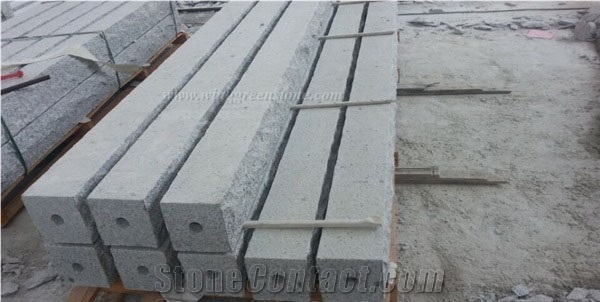 Seasame White/G603 Granite/Light Grey Granite Flamed and Natural Palisade With/Without Hole