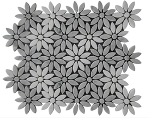 Carrara & Sivec White Mosaic for Building