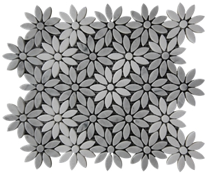 Carrara & Sivec White Mosaic for Building