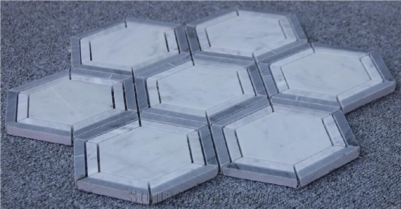 Carrara White Mosaic