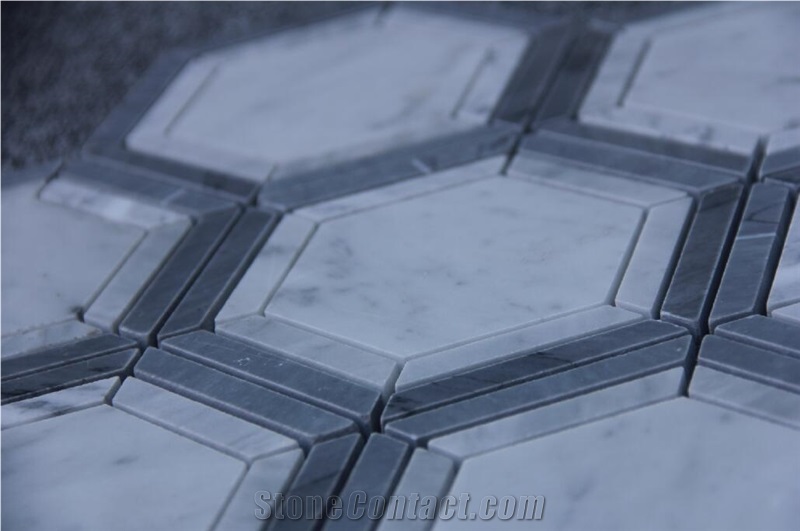 Carrara White Mosaic